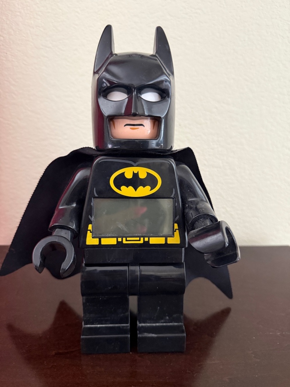 LEGO Batman Alarm Clock Large Figure DC Comics Black Tested Works Great